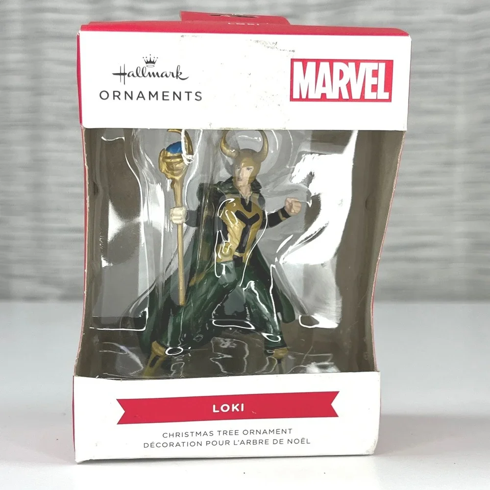 Hallmark Marvel‎ Loki Christmas Tree Ornament Green Gold 2HCM9087 New in Box